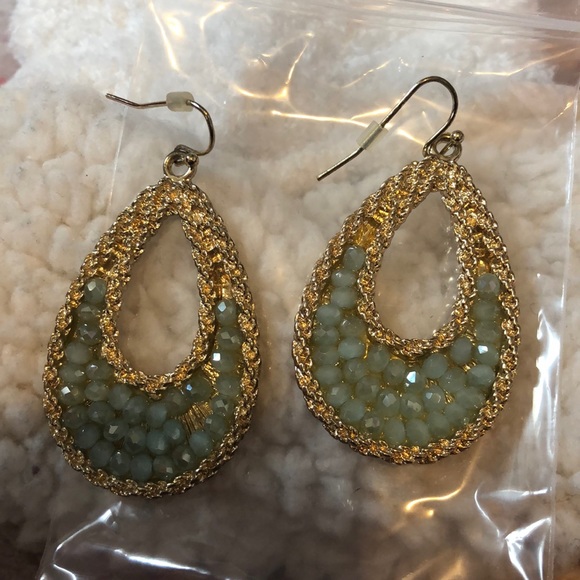 Ralph Lauren Jewelry - Gold Turquoise Drop Earrings